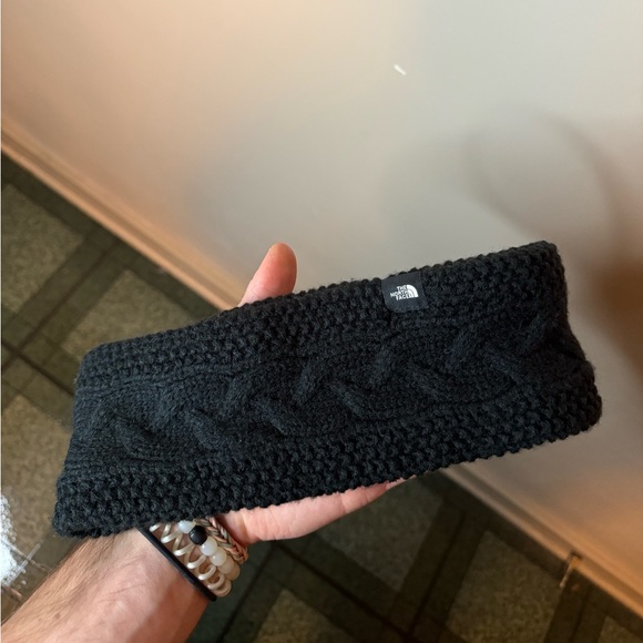 The North Face Cable Minna Fleece Lined Acrylic Earband Womens One Size Black - Picture 2 of 12